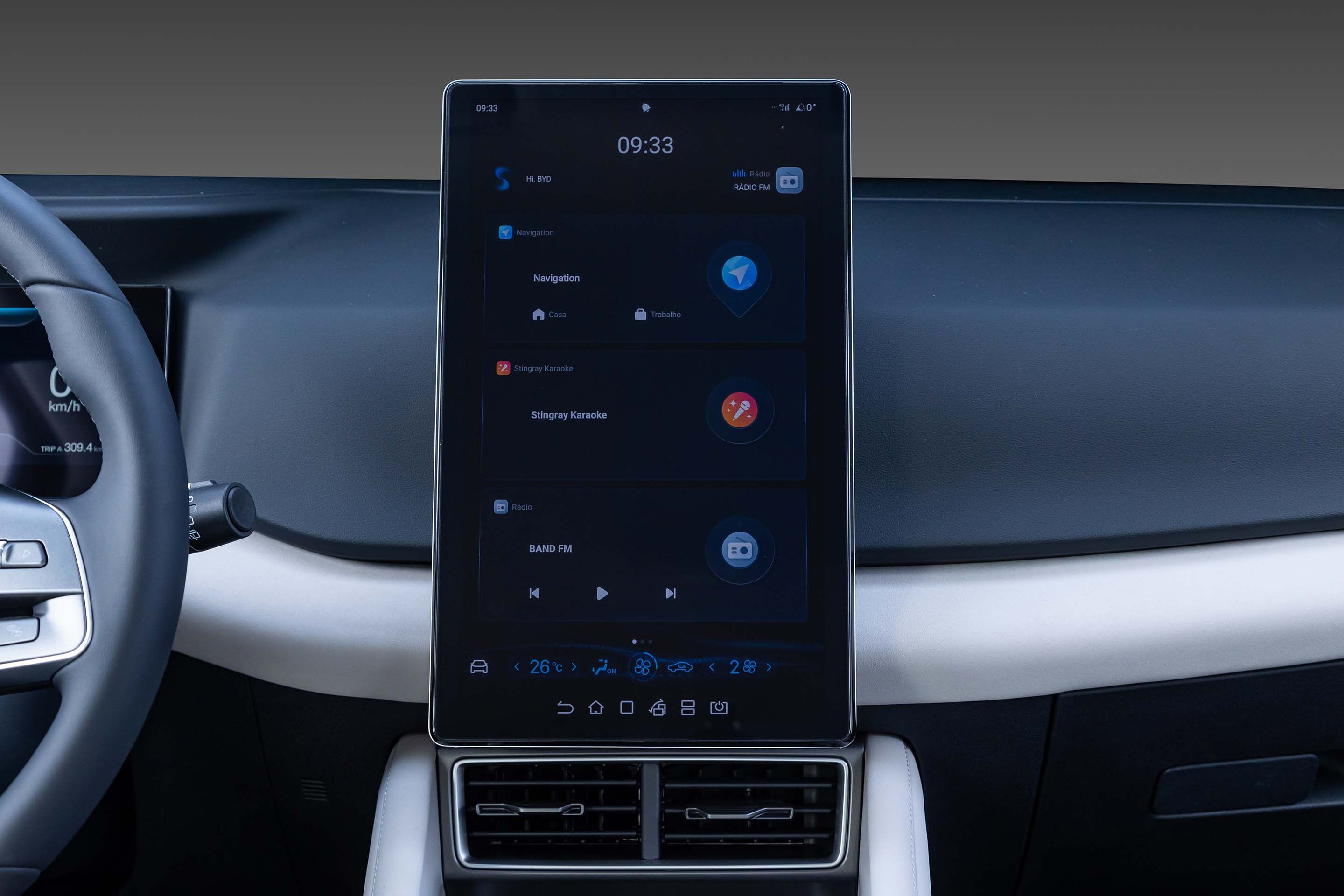 BYD Yuan Pro display